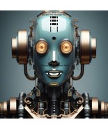 Robot Android, Digital Art, Digital Download, Wallpaper, Printable - €1,10 EUR