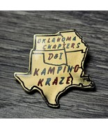 Oklahoma Chapters D&amp;I Kamping Kraze Pin Button Motorcycle Biker Lapel St... - £2.83 GBP