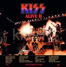 KISS Rock Band ALIVE II Album &quot;24 x 24&quot; Inch Custom Poster - Love Gun Dy... - £35.30 GBP