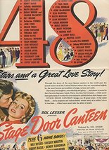 Stage Door Canteen Ad original clipping magazine photo 1pg 8x10 #R2088 - £3.90 GBP