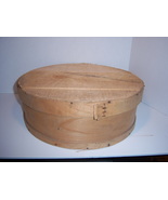 JS - 1950-60&#39;s Wooden 15&quot; Diameter Round Cheese Box - $20.00