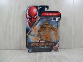 Marvel Comics Spider-Man Far From Home Molten Man action figure Hasbro WORN PACK - £4.87 GBP