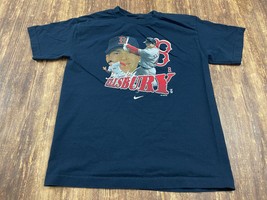 Jacoby Ellsbury Boston Red Sox Blue MLB Baseball T-Shirt - Nike - Youth Medium - £3.16 GBP