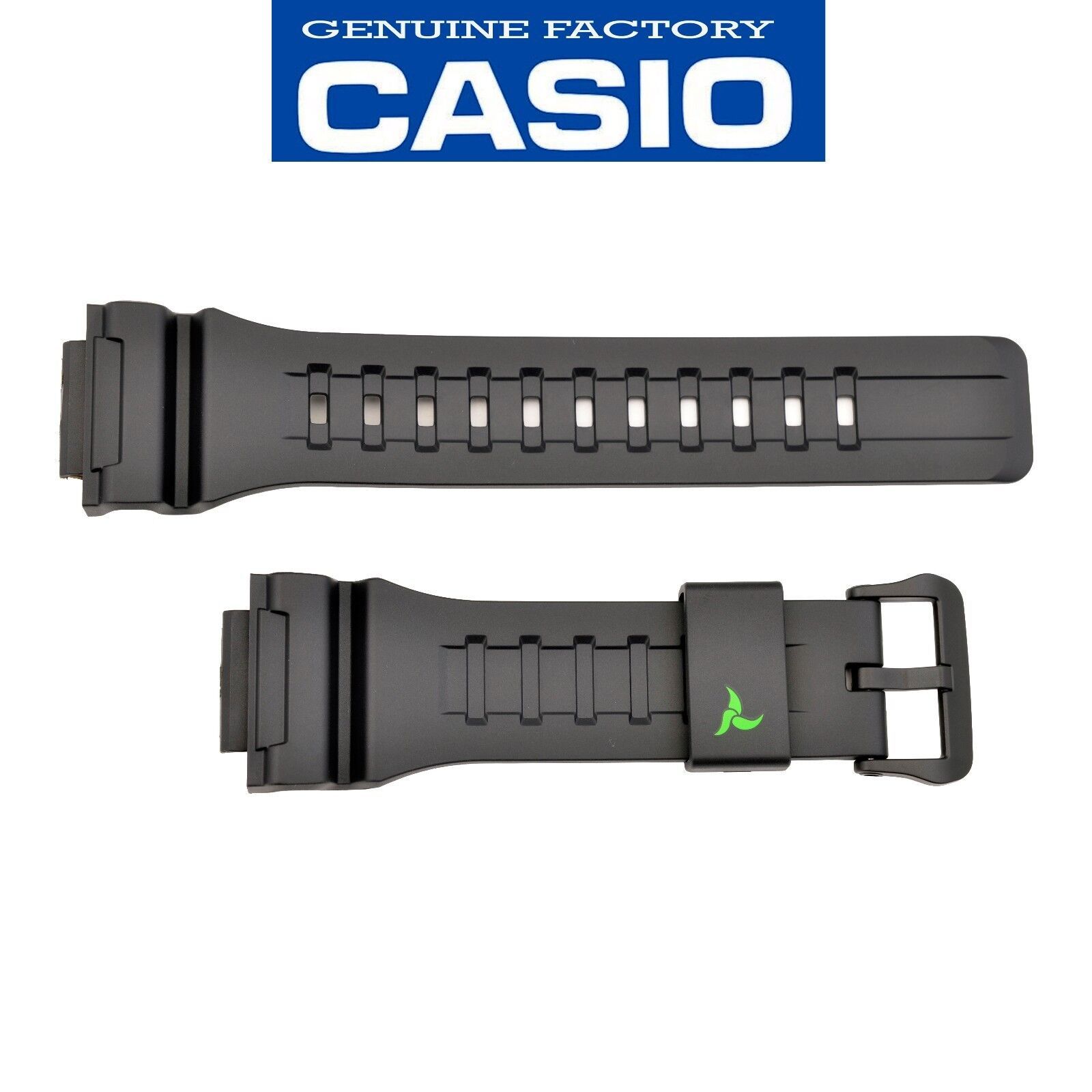 CASIO G-SHOCK Watch Band Strap STLS-100H-1AV  Original Black Rubber - $24.95