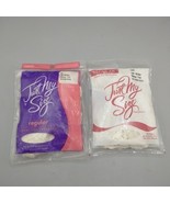 Lot of 2 Leggs Just My Size Pantyhose 3X Off White Sheer Toe NEW - $216.96 MXN
