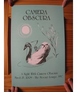 Camera Obscura Affiche Concert Cygne Nyc 2009 - $183.06 CAD