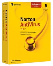 Norton Antivirus 2007 Sop 5 User - £27.57 GBP