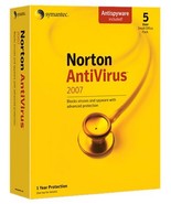 Norton Antivirus 2007 Sop 5 User - £27.03 GBP
