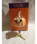 Department 56 Krinkles &quot;Pumpkin Cat Sister&quot; Ornament #35172  - $21.77