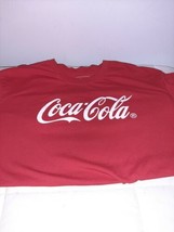 Coca Cola Logo Premium Quality T-Shirt Men&#39;s Size XLarge coke red white - £10.19 GBP