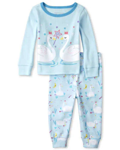 NWT The Children's Place Blue Swan Pajamas 3T 4T  NEW - $14.99