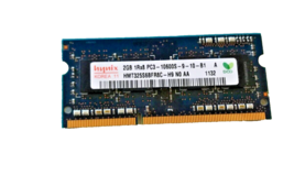 Hynix 2GB 1Rx8 PC3-10600S-9-10-B1 Memory HMT325S6BFR8C-H9 - £1.56 GBP