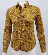 New York &amp; Co Long Sleeve Button Down Blouse, Size XS - $8.91