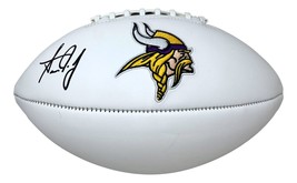Aaron Jones Signed Minnesota Vikings Logo Football BAS ITP - $145.49