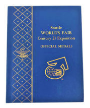 1962 Seattle World&#39;s Fair Century 21 Expo Official Silver Mint Medals Se... - $557.75
