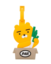 Kakao Friends Golf Icon Silicon Name Tag Ryan Golf Accessory ID Tag Badg... - $33.21