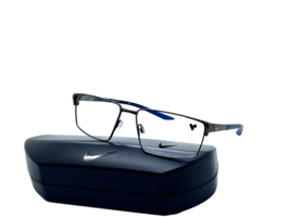 NEW NIKE MEN&#39;S 8053 074 BROWN BLUE Eyeglasses METAL FRAME 55-15-135MM FU... - $58.17