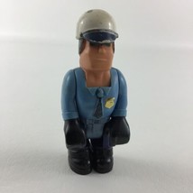 Fisher Price Husky Helpers Police Officer Action Figure Toy Vintage 1970&#39;s - £10.86 GBP