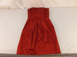 Adult Women&#39;s White House Black Market Red Strapless Dress Formal Prom 3... - £24.61 GBP
