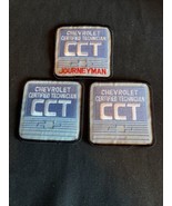 Lot 3 CCT CHEVROLET CERTIFIED TECHNICIAN PATCH &amp; JOURNEYMAN UNIFORM NEW - $17.37