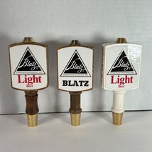 Vintage Blatz Beer Wood &amp; Brass Tap Handle 6 1/2&quot; Milwaukee Brewery (Lot... - $49.99
