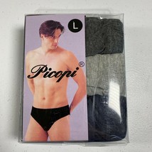 New Picopi Briefs Mens Large 36-38 Underwear Low Rise 3 Pack Cotton D - £19.70 GBP