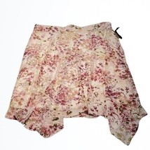 Emaline Petite Floral Lined Asymmetrical Knee Length Skirt Petite Size 10P NWT - £25.13 GBP