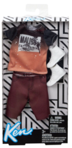 Barbie Mattel Ken Fashion Clothes, FPW30, Malibu Shirt, Shorts &amp; High To... - £22.00 GBP