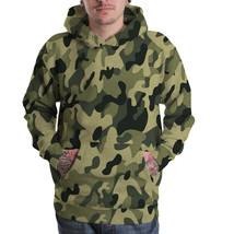 Green Camo camuflage US Army Pullover sweater hoodie - £38.27 GBP