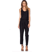 JOIE Black Lace Jumpsuit (Size XS) - £39.80 GBP