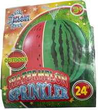 Watermelon Hose Sprinkler Inflatable 24&quot; Ball Ages 3+ Yard Toys Summer Splash - £7.94 GBP