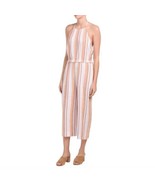 NWOT CLOTH &amp; STONE linen/rayon Striped Summer Halter Cropped Jumpsuit Si... - €32,10 EUR
