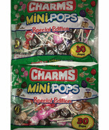 Christmas Lollipops Mini Pops-SPECIAL EDITION Charms Sucker Candy-2 Bags... - $367.66 MXN