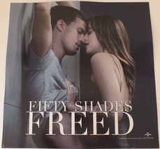 FIFTY SHADES FREED Studio Issue Movie Poster 14-3/8 x 14-1/4 in. Double Sided - £7.61 GBP