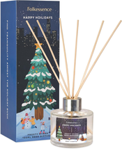 Folkulture Christmas Reed Diffuser Set with Sticks for Home, 3.38 Fl Oz (100 Ml) - £14.21 GBP
