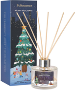 Folkulture Christmas Reed Diffuser Set with Sticks for Home, 3.38 Fl Oz ... - £13.90 GBP