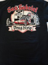 OLD VTG San Gabriel Drag Strip w/Nostalgia Dragster on an extra-large bl... - €20,84 EUR