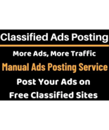 Manually 100 Post Your Ads on Classified Ad Posting Sites - $487.02 MXN