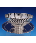Tiffany and Co Sterling Silver Dip Dish and Plate Set 2pc #8175-5907 (#3... - $26,299.54 MXN