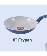 T-FAL ~ ELECTRIC BLUE ~ 8&quot; Dia. ~ Frying Pan ~Thermo-Spot ~ Ceramic Non-... - $41.26 CAD