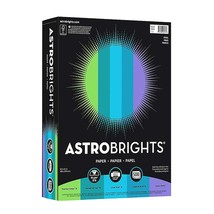 Astrobrights Color Paper - &quot;Cool&quot; Assortment, 24 lb Bond Weight, 8.5 x 1... - £27.52 GBP