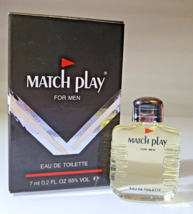 MATCH PLAY MEN ✱ Mini Eau de Toilette Miniature Perfume (7ml. = 0.20 fl.... - £12.24 GBP