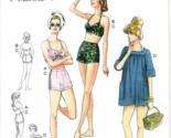 Vogue V9255 Misses 6 to 14 Circa 1960 Bra, Shorts and Coverup Sewing Pat... - $22.19