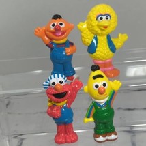 Sesame Street Figures Lot of 4 Big Bird Ernie Bert Elmo  - $14.84