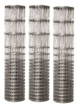 Garden Fence 28" H x 50' L Galvanized Steel - Garden Craft 342850 (3-Pack) - $98.99 Garden Fence 28" H x 50' L Galvanized Steel - Garden Craft 342850 (3-Pack) - $98.99