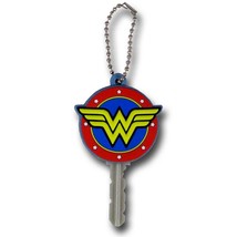 Wonder Woman Symbol Keyholder Keychain Yellow - £9.57 GBP