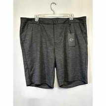 Westzeroone Men&#39;s Edmunds Charcoal Gray Knit Flat Front Shorts 36 NWT - £18.63 GBP