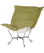 Pouf Chair HOWARD ELLIOTT Bella Moss Green Polyester Poly - £817.02 GBP