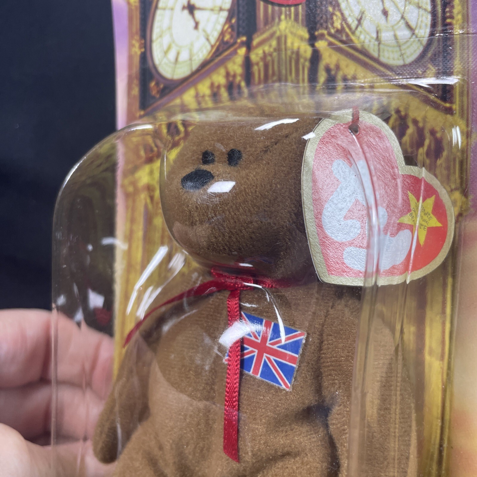 Britannia The Bear-1998 McDonald's Ty Beanie Baby With Rare Errors Tush Tag Item image 6