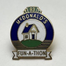 1993 McDonald’s Fun-A-Thon Corporation Company Advertisement Lapel Hat Pin - $11.95